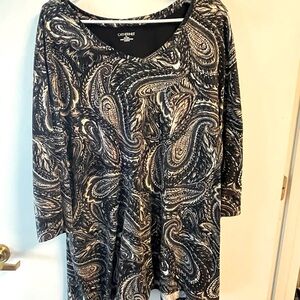 Plus size Catherine’s blouse. 3/4 length sleeves.